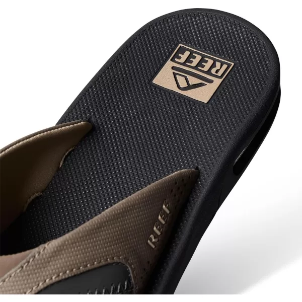 imageREEF Fanning Mens Bottle Opener Flip Flop Arch Support Durable Outsole Water FriendlyFossilRaven
