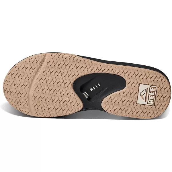 imageREEF Fanning Mens Bottle Opener Flip Flop Arch Support Durable Outsole Water FriendlyFossilRaven
