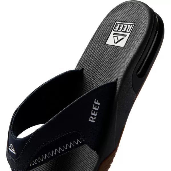 imageREEF Fanning Mens Bottle Opener Flip Flop Arch Support Durable Outsole Water FriendlyNavyShadow