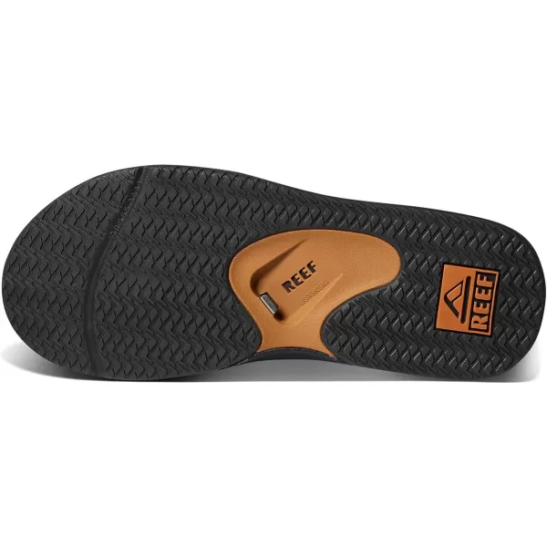 imageREEF Fanning Mens Bottle Opener Flip Flop Arch Support Durable Outsole Water FriendlyOliveSudan