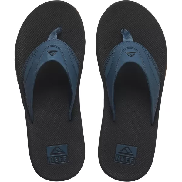 imageREEF Fanning Mens Bottle Opener Flip Flop Arch Support Durable Outsole Water FriendlyOrionBlack