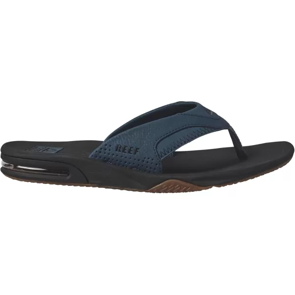 imageREEF Fanning Mens Bottle Opener Flip Flop Arch Support Durable Outsole Water FriendlyOrionBlack