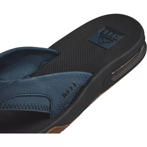 imageREEF Fanning Mens Bottle Opener Flip Flop Arch Support Durable Outsole Water FriendlyOrionBlack