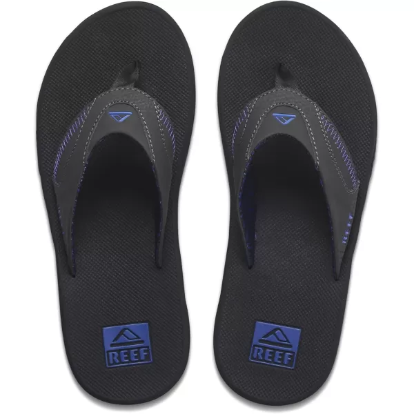 imageREEF Fanning Mens Bottle Opener Flip Flop Arch Support Durable Outsole Water FriendlyRavenPurple