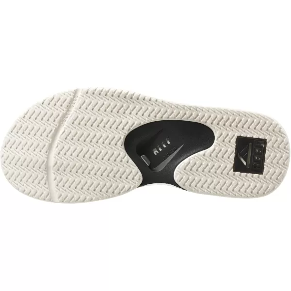imageREEF Fanning Mens Bottle Opener Flip Flop Arch Support Durable Outsole Water FriendlyRavenWhite