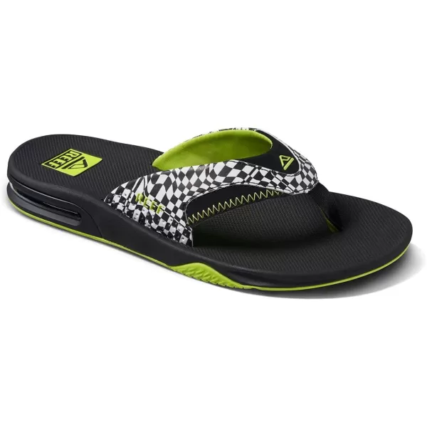 imageREEF Fanning Mens Bottle Opener Flip Flop Arch Support Durable Outsole Water FriendlySwell Checkers