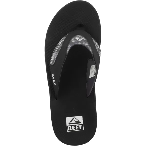 imageREEF Fanning Mens Bottle Opener Flip Flop Arch Support Durable Outsole Water FriendlyTropic Abyss