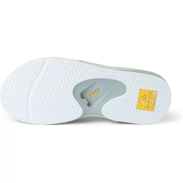 imageREEF Fanning Mens Bottle Opener Flip Flop Arch Support Durable Outsole Water FriendlyYellowGreyGrey