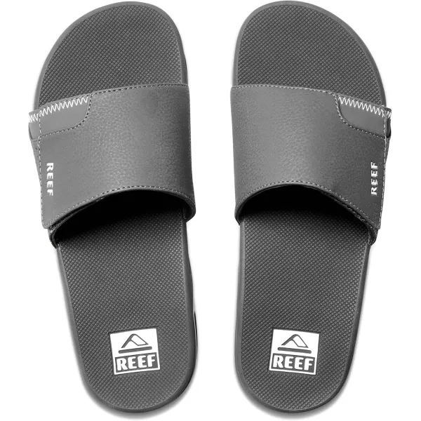 imageREEF Fanning Slide Mens Bottle Opener Sandal Arch Support Durable Outsole Water FriendlyShadow