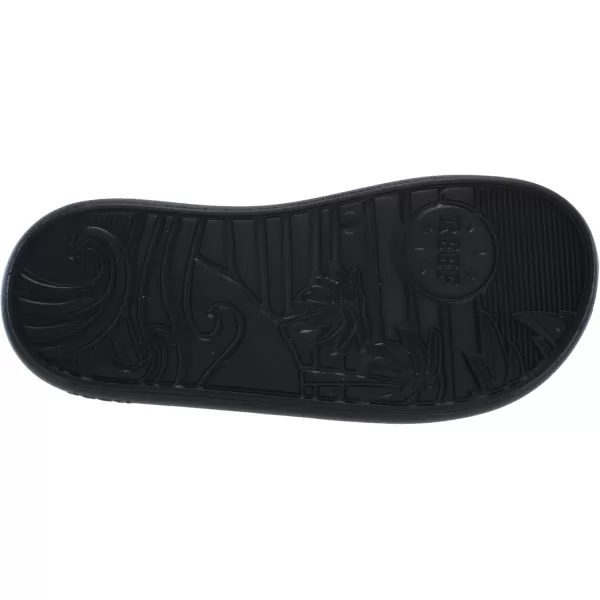 imageREEF Kids Rio Slide Sandal Super Soft Molded EVA Footbed Lightweight Water FriendlyBlack