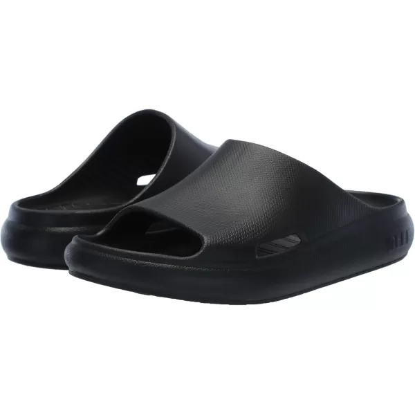 imageREEF Kids Rio Slide Sandal Super Soft Molded EVA Footbed Lightweight Water FriendlyBlack