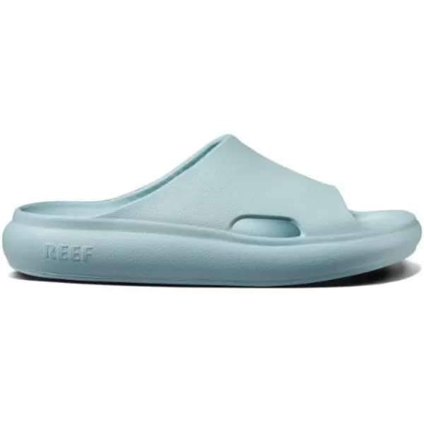 imageREEF Kids Rio Slide Sandal Super Soft Molded EVA Footbed Lightweight Water FriendlyEther Blue