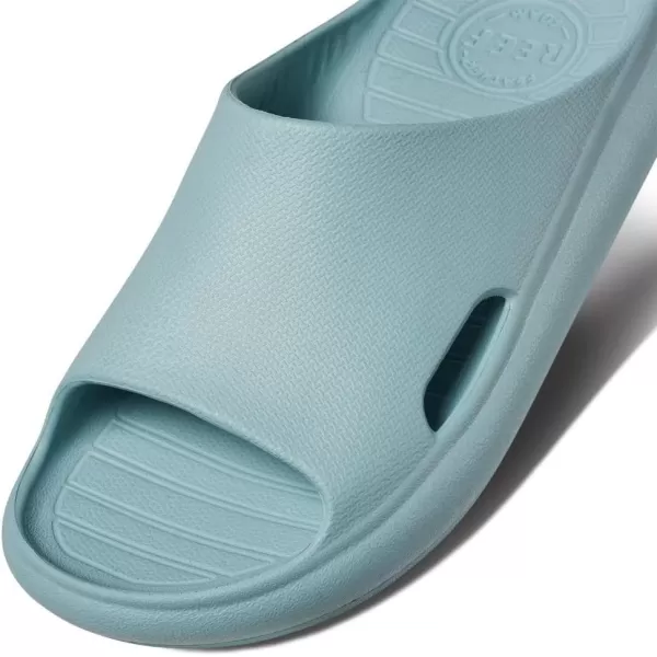 imageREEF Kids Rio Slide Sandal Super Soft Molded EVA Footbed Lightweight Water FriendlyEther Blue