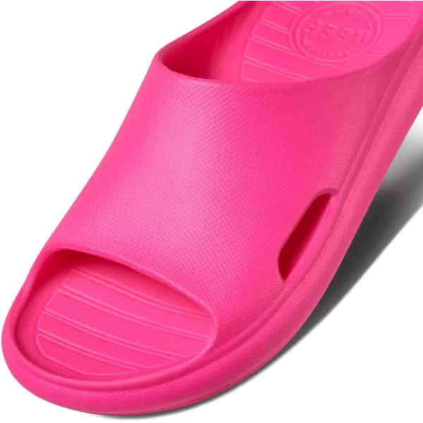 imageREEF Kids Rio Slide Sandal Super Soft Molded EVA Footbed Lightweight Water FriendlyHot Pink