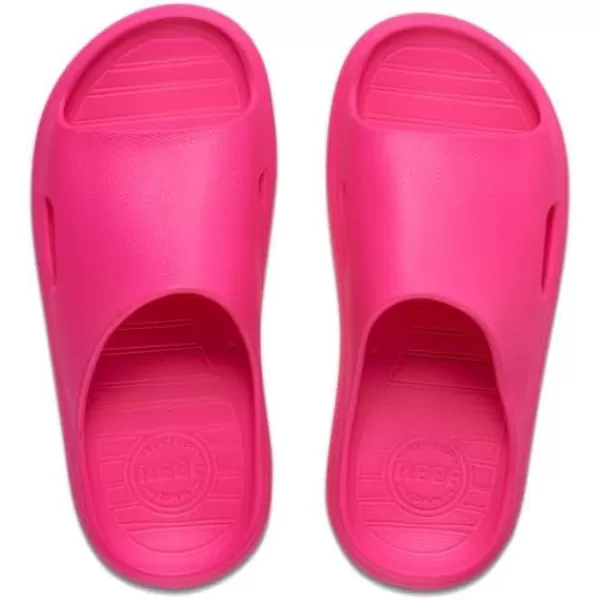 imageREEF Kids Rio Slide Sandal Super Soft Molded EVA Footbed Lightweight Water FriendlyHot Pink