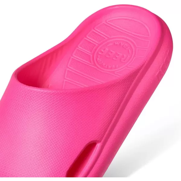 imageREEF Kids Rio Slide Sandal Super Soft Molded EVA Footbed Lightweight Water FriendlyHot Pink