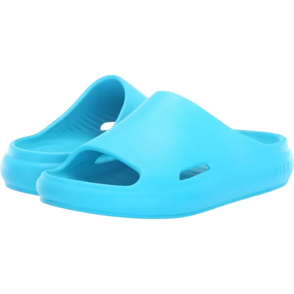 imageREEF Kids Rio Slide Sandal Super Soft Molded EVA Footbed Lightweight Water FriendlyScuba Blue