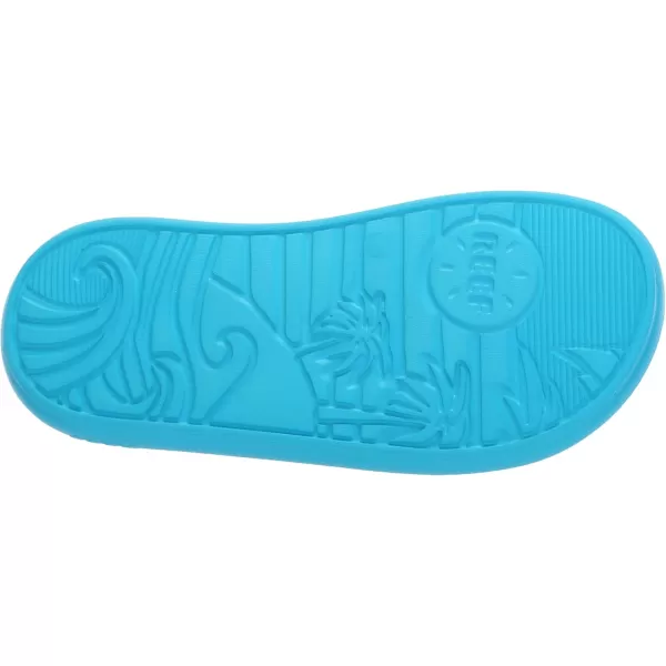 imageREEF Kids Rio Slide Sandal Super Soft Molded EVA Footbed Lightweight Water FriendlyScuba Blue