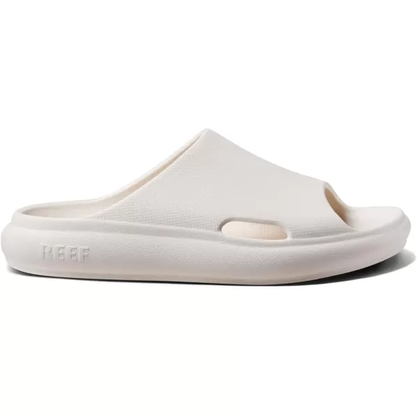 imageREEF Kids Rio Slide Sandal Super Soft Molded EVA Footbed Lightweight Water FriendlyWhisper White