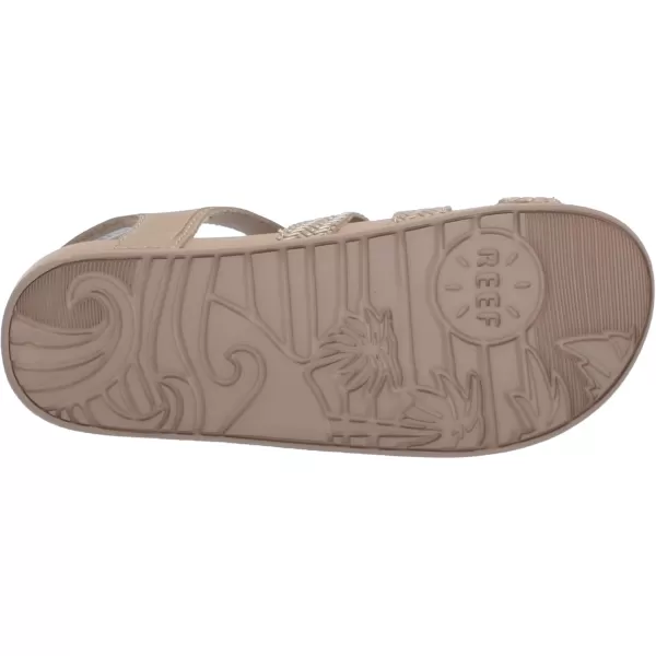 imageREEF Kids Water Beachy UnisexChild Fisherman Sandal Water Friendly Adjustable Velcro Strap Closed ToeGolden Hour