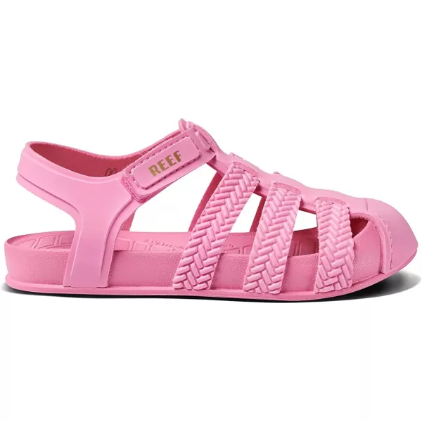 imageREEF Kids Water Beachy UnisexChild Fisherman Sandal Water Friendly Adjustable Velcro Strap Closed ToeMalibu