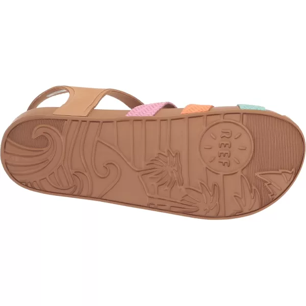 imageREEF Kids Water Beachy UnisexChild Fisherman Sandal Water Friendly Adjustable Velcro Strap Closed ToeMalibu Smoothie
