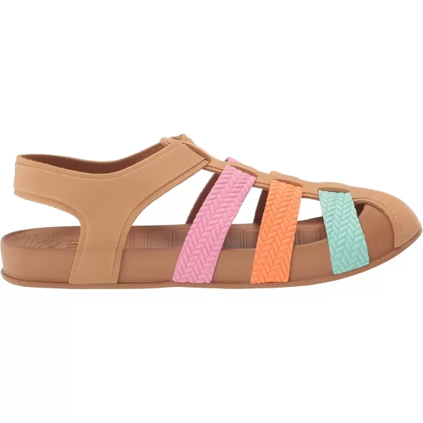 imageREEF Kids Water Beachy UnisexChild Fisherman Sandal Water Friendly Adjustable Velcro Strap Closed ToeMalibu Smoothie