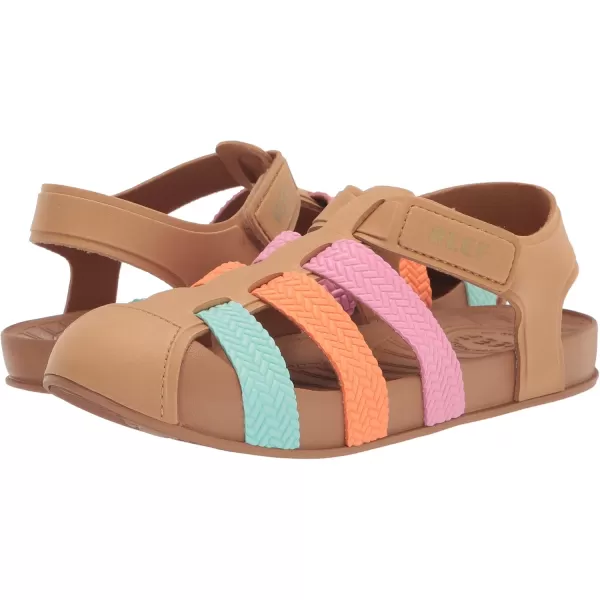 imageREEF Kids Water Beachy UnisexChild Fisherman Sandal Water Friendly Adjustable Velcro Strap Closed ToeMalibu Smoothie