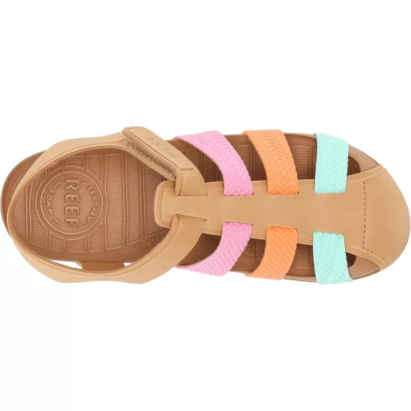 imageREEF Kids Water Beachy UnisexChild Fisherman Sandal Water Friendly Adjustable Velcro Strap Closed ToeMalibu Smoothie