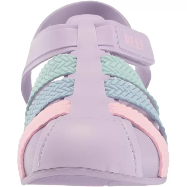 imageREEF Kids Water Beachy UnisexChild Fisherman Sandal Water Friendly Adjustable Velcro Strap Closed ToeUnicorn