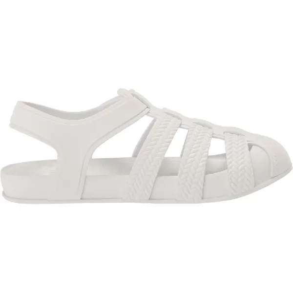 imageREEF Kids Water Beachy UnisexChild Fisherman Sandal Water Friendly Adjustable Velcro Strap Closed ToeWhite