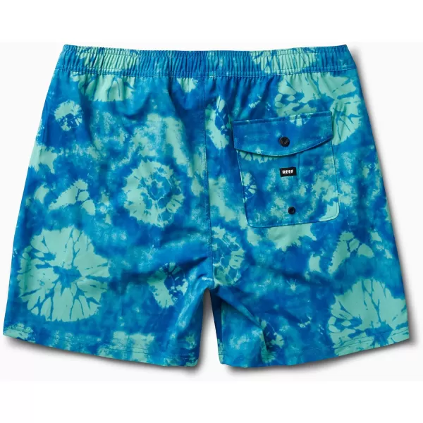 imageREEF Mens 17quot Elastic Waist ShortBobLapis