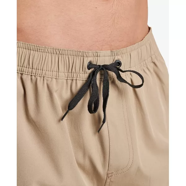 imageREEF Mens 17quot Elastic Waist ShortCoriander Jackson