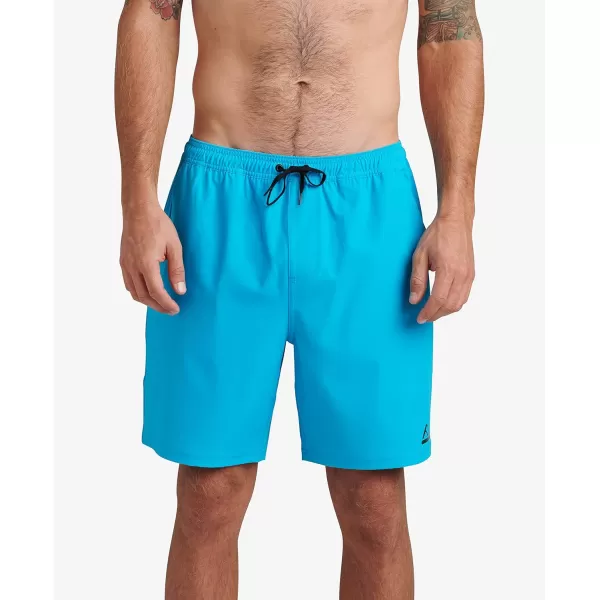 imageREEF Mens 17quot Elastic Waist ShortJacksonHawaiian Ocean