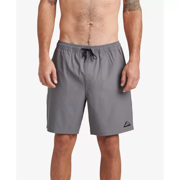 imageREEF Mens 17quot Elastic Waist ShortJacksonQuiet Shade