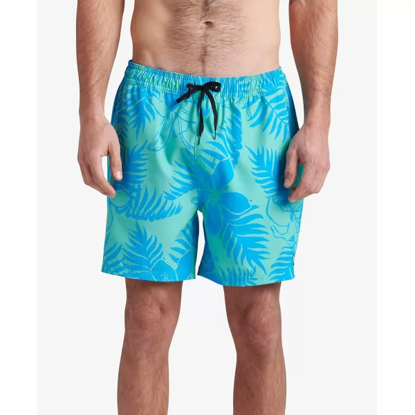 imageREEF Mens 17quot Elastic Waist ShortWaltonElectric Green