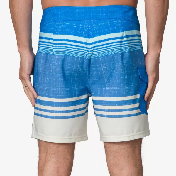 imageREEF Mens 17quot Outseam BoardshortBrilliant Blue Casey Stripe