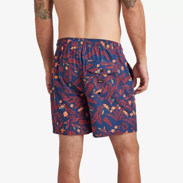 imageREEF Mens 17quot Outseam BoardshortEverettInsignia Blue