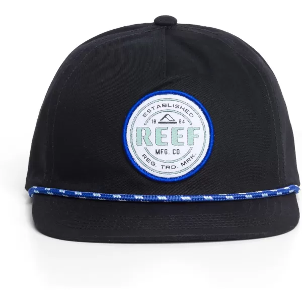 imageREEF Mens Flat Bill Everyday Casual HatCaviar Newbury Flat Bill