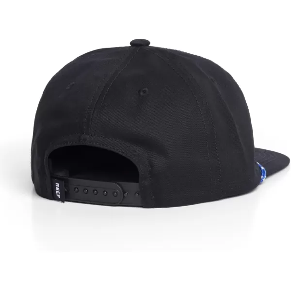 imageREEF Mens Flat Bill Everyday Casual HatCaviar Newbury Flat Bill
