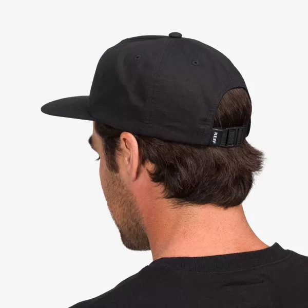 imageREEF Mens Flat Bill Everyday Casual HatCaviar Stafford Ripstop