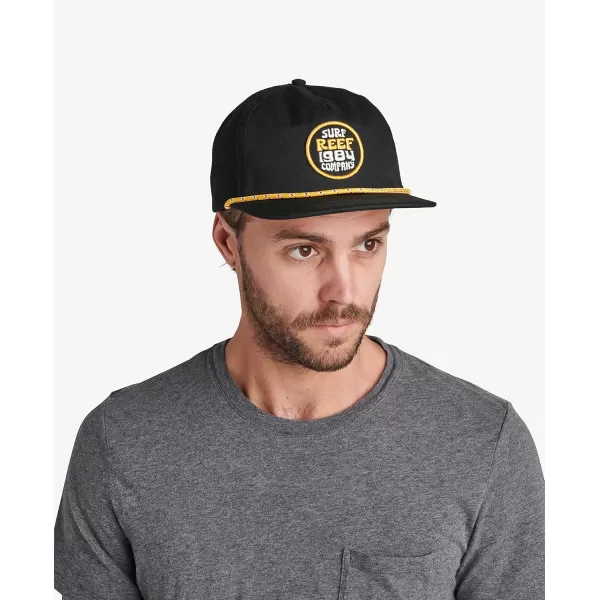 imageREEF Mens Flat Bill Everyday Casual HatHenderson Flat BillCaviar
