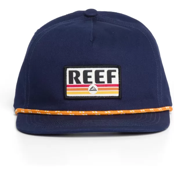 imageREEF Mens Flat Bill Everyday Casual HatInsigna Blue Newbury Flat Bill