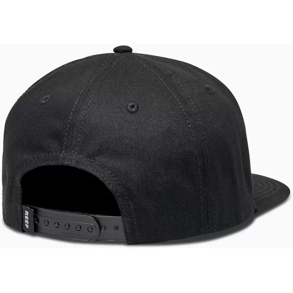 imageREEF Mens Flat Bill Everyday Casual HatWoodbury Flat BillCaviar