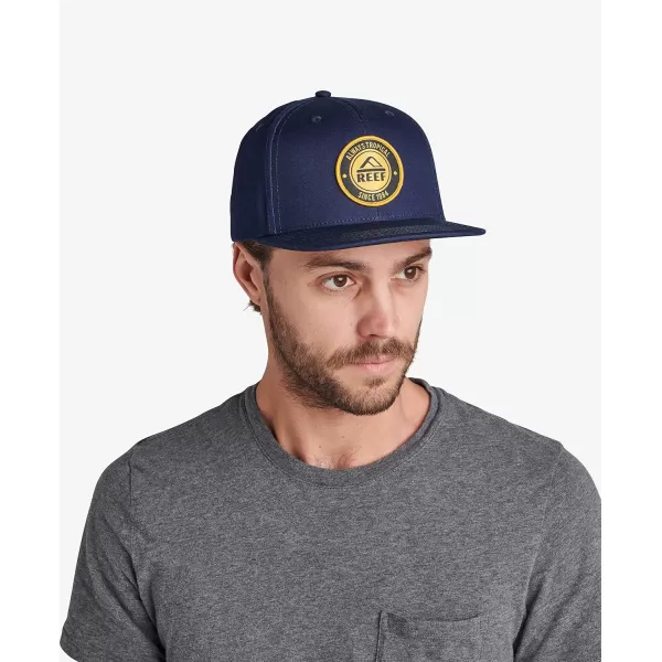 imageREEF Mens Flat Bill Everyday Casual HatWoodbury Flat BillInsignia Blue