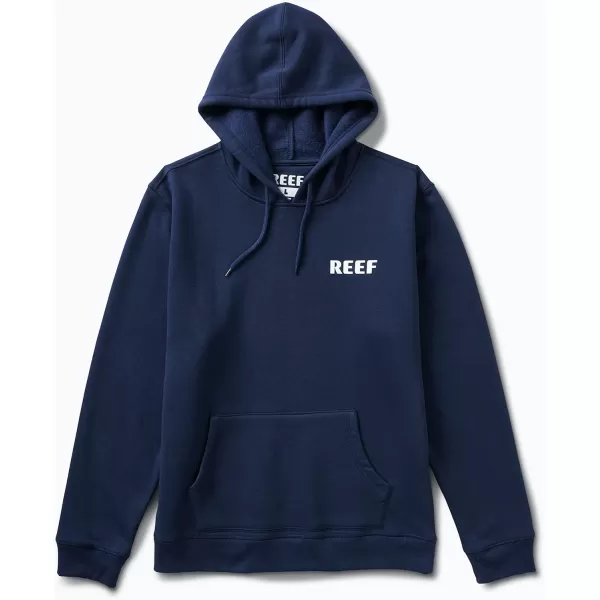 imageREEF Mens Fleece HoodieBarrel PulloverDress Blue