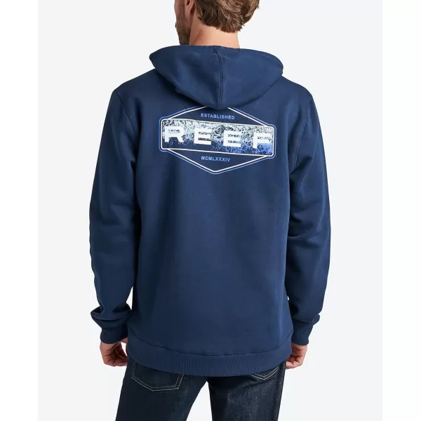 imageREEF Mens Fleece HoodieBarrel PulloverDress Blue