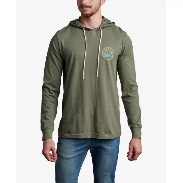 imageREEF Mens Fleece HoodieCoperMoss