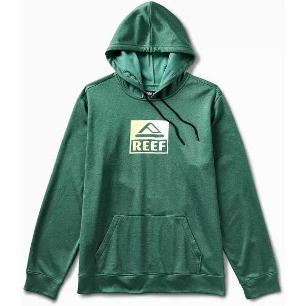 imageREEF Mens Fleece HoodieDriver TechGreen Heather