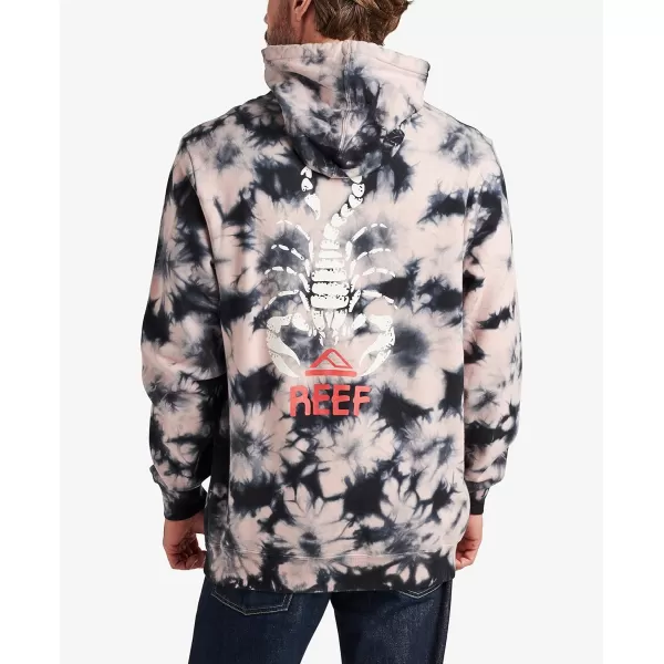imageREEF Mens Fleece HoodieHunter Tye DyeSepia Rose